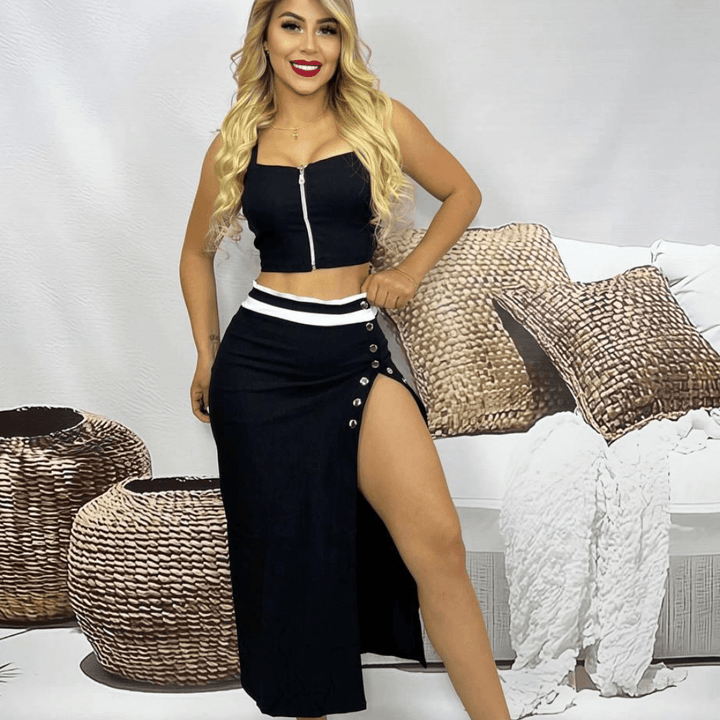 Conjunto Falda Y Blusa 2132 - Hallazgo Online