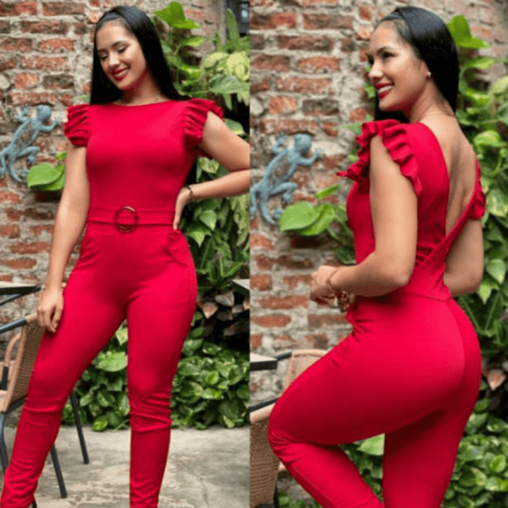 Enterizo De Escote H102d - Hallazgo Online