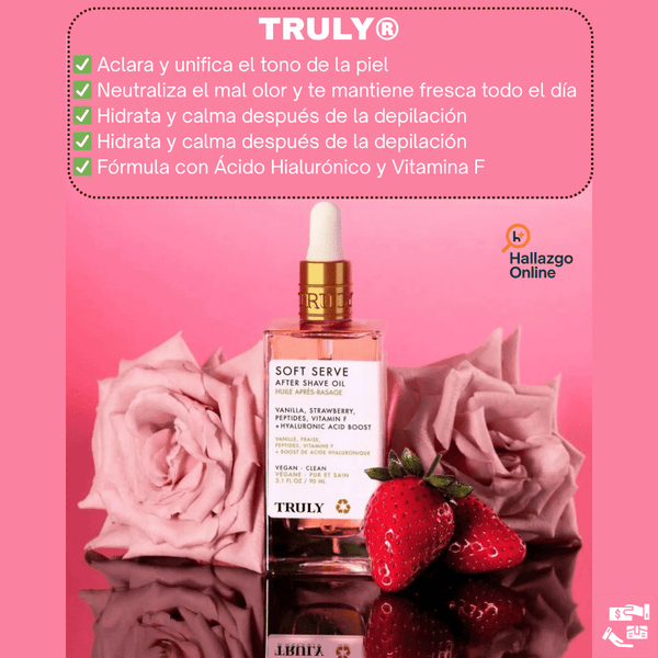 Tratamiento Dermo - Reparador Post - Afeitado Truly® 🍓 - Hallazgo Online
