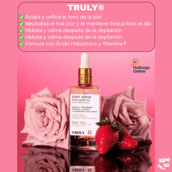 Tratamiento Dermo - Reparador Post - Afeitado Truly® 🍓 - Hallazgo Online